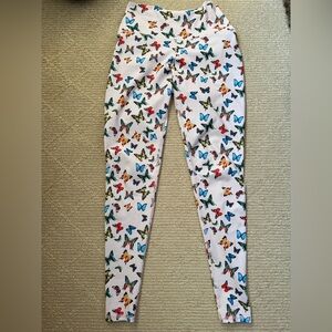 Butterfly Print Women's Lezat Leggings